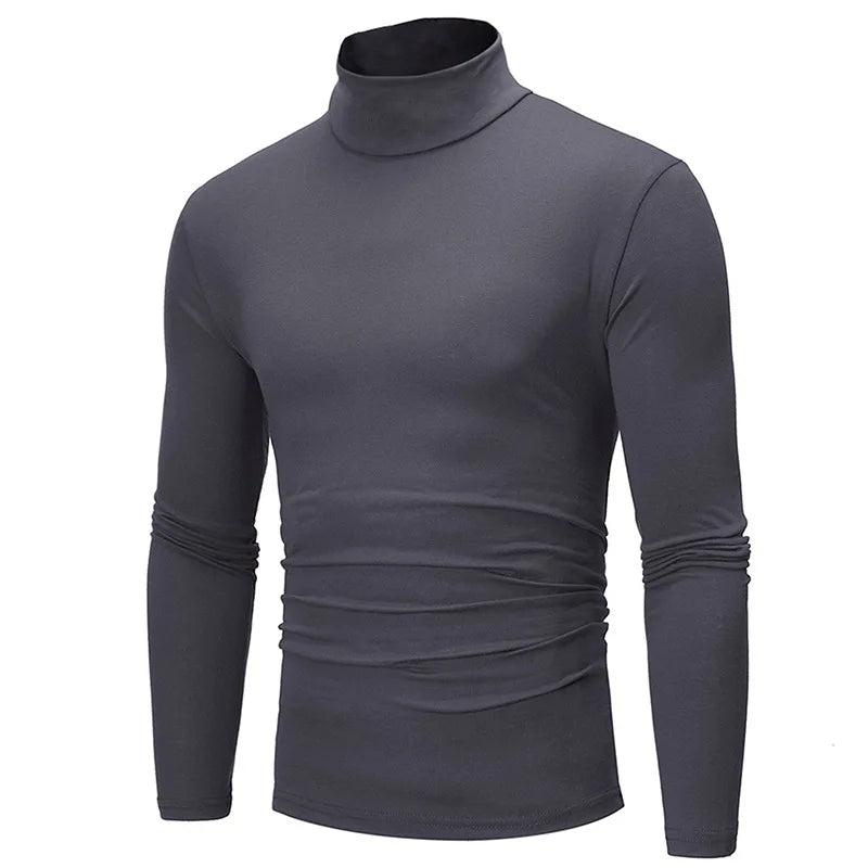 High Neck Slim Fit Pullover