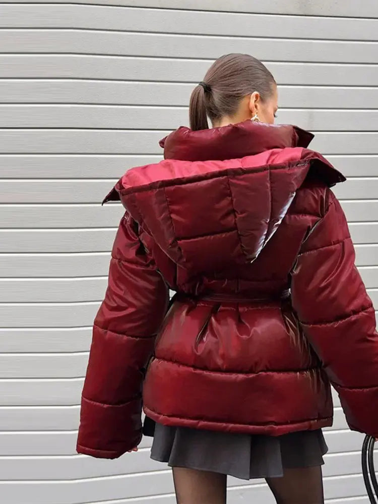 Shiny Quilted Jacket