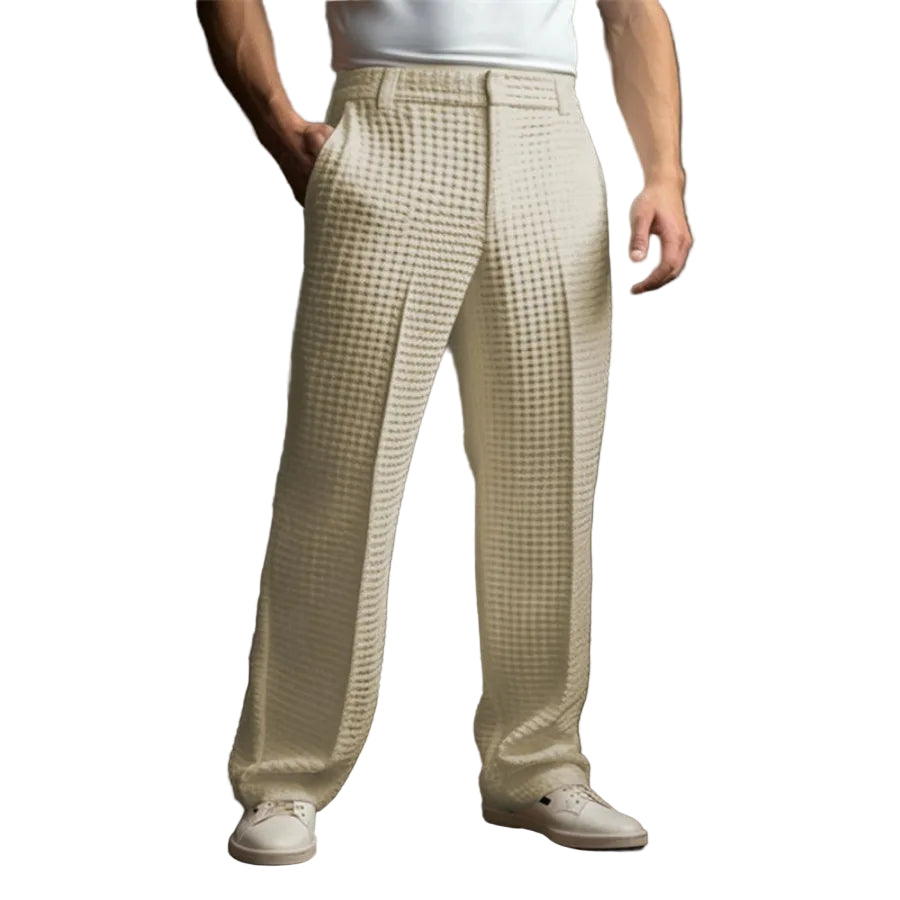 Loose Straight Suit Pants