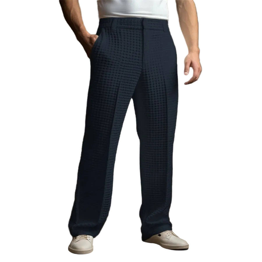 Loose Straight Suit Pants