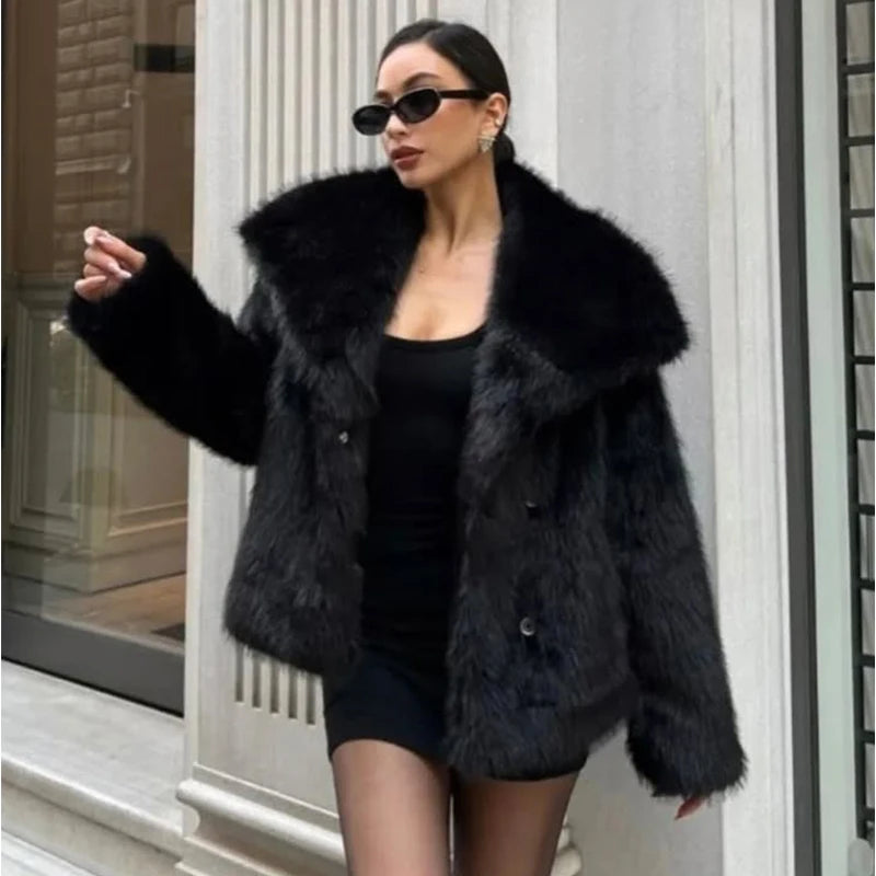 Faux Fur Coat
