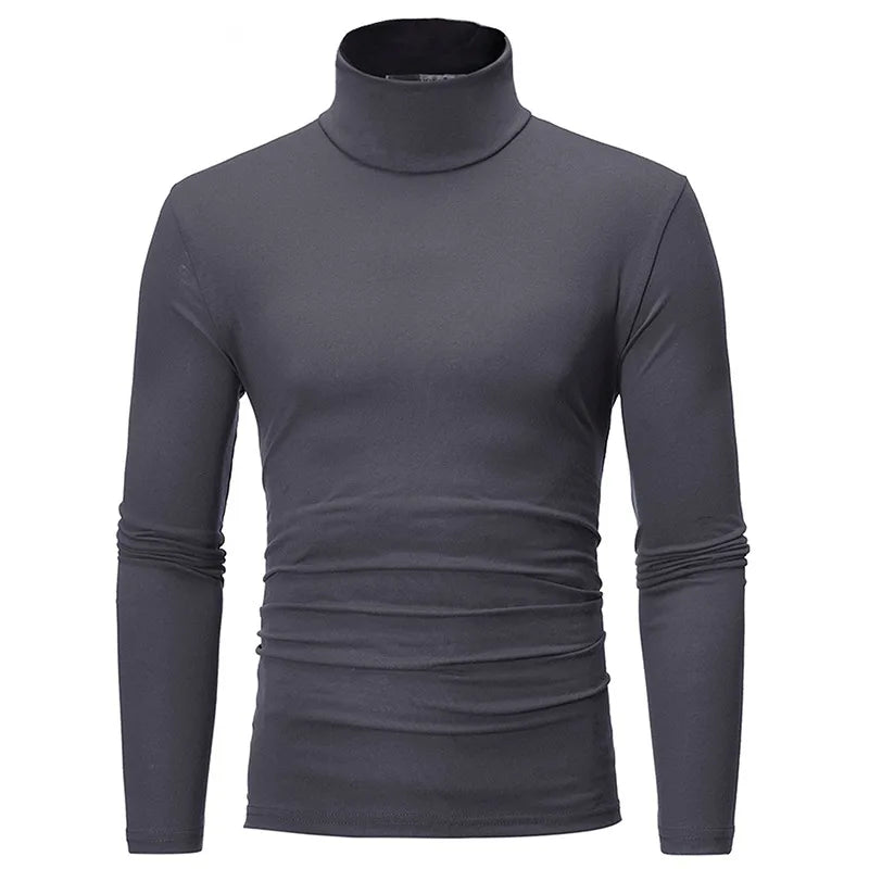 High Neck Slim Fit Pullover