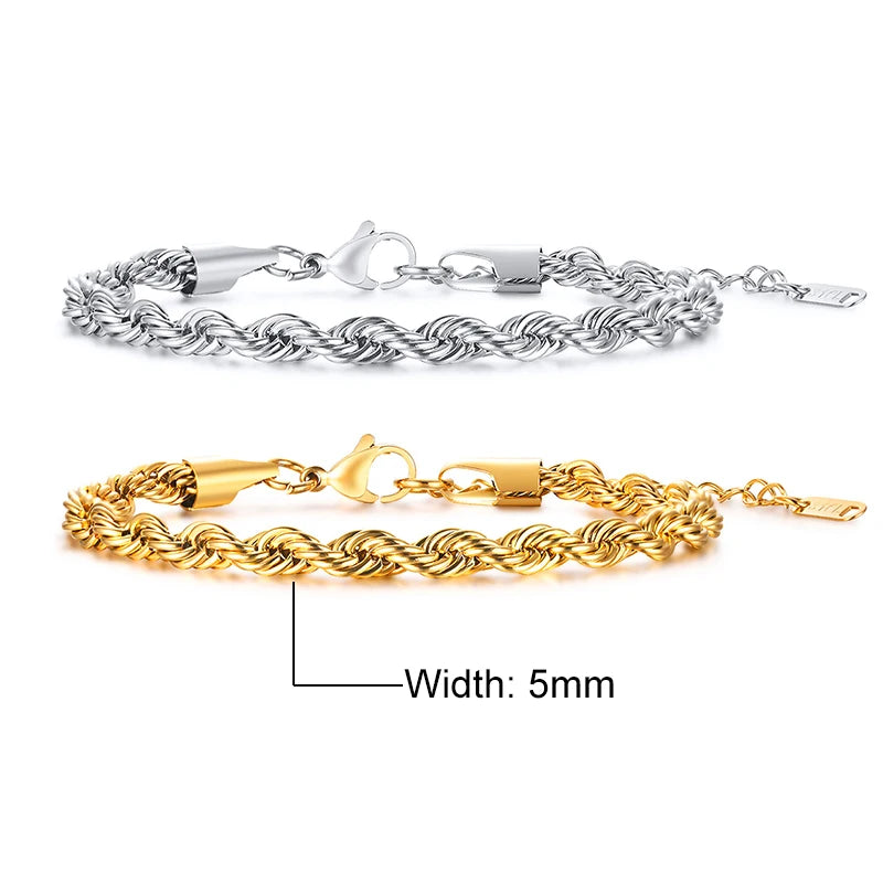 Stainless Steel Twisted Chain