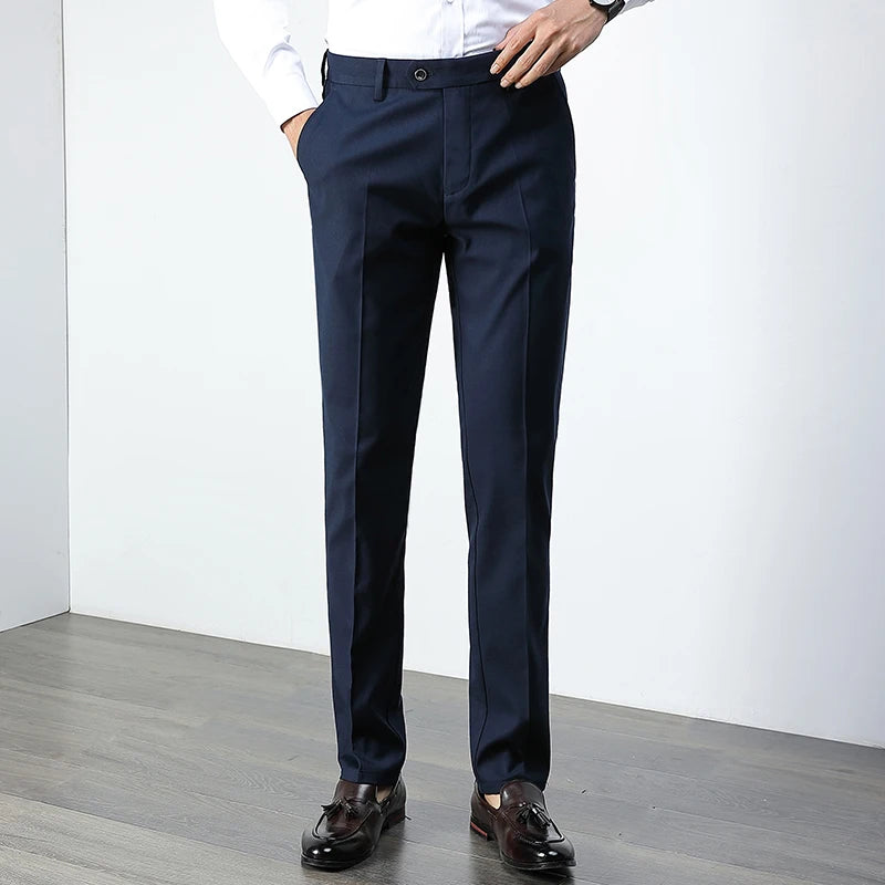 Fashion Straight Suit Pants