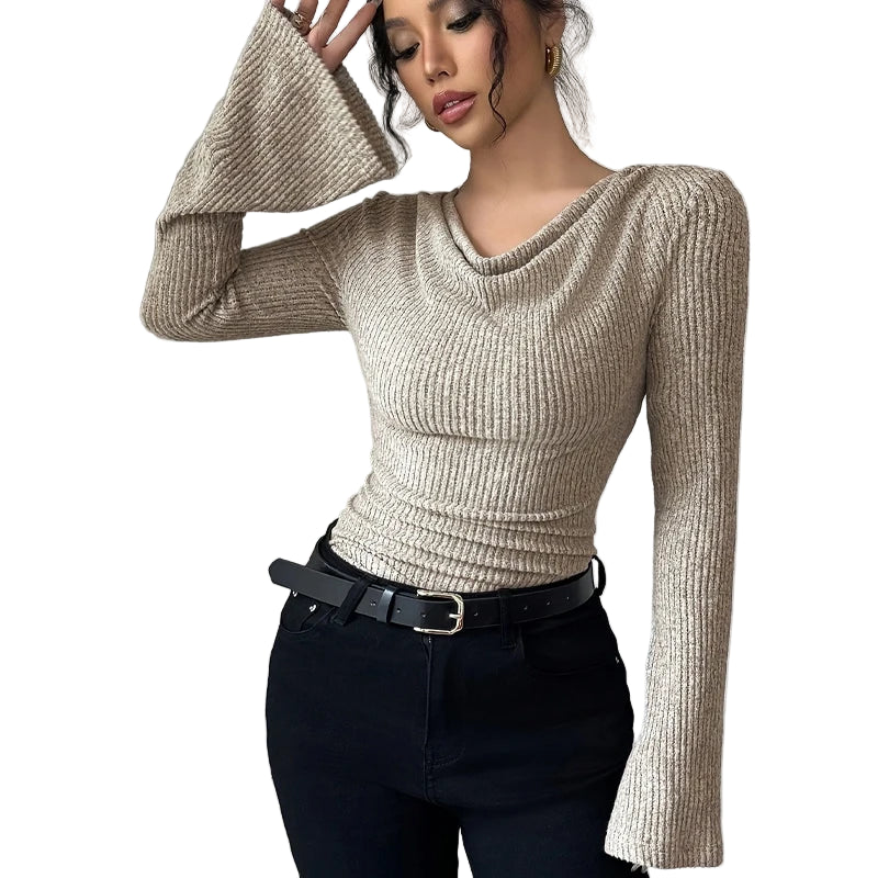 Trendy Off Shoulder Long Sleeve