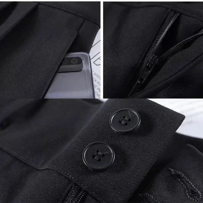 Classic High Waist Suit Pants