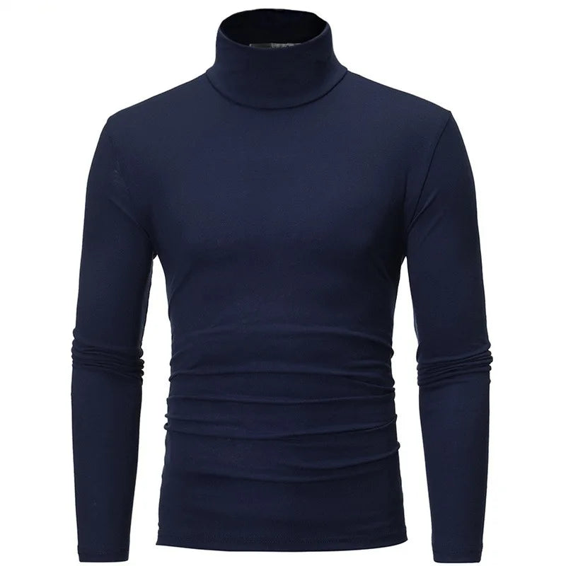 High Neck Slim Fit Pullover