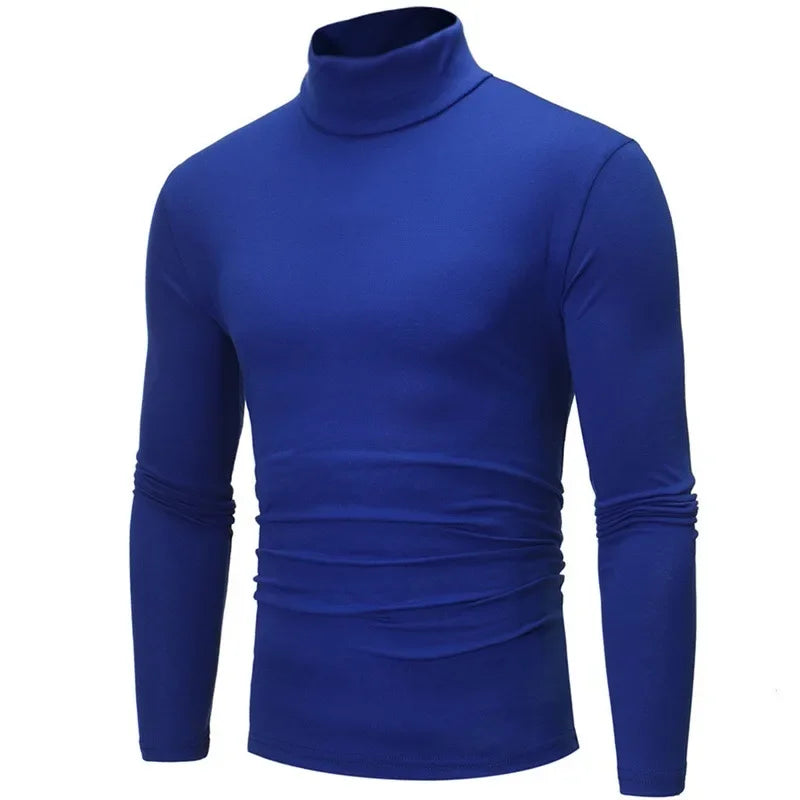 High Neck Slim Fit Pullover