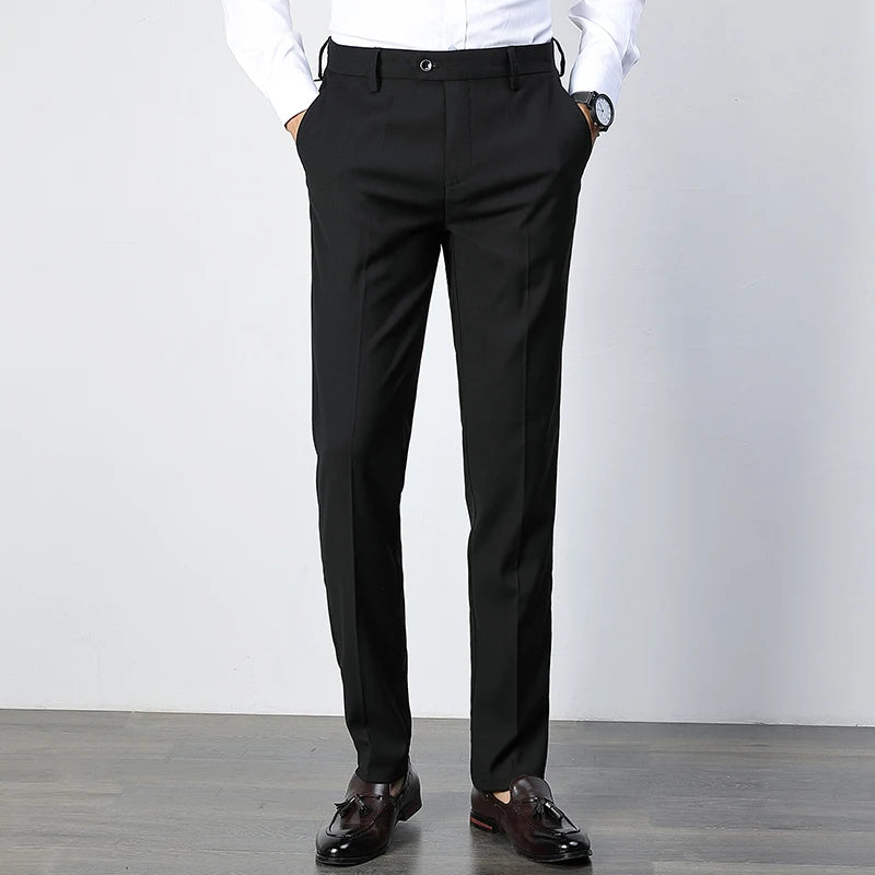 Fashion Straight Suit Pants