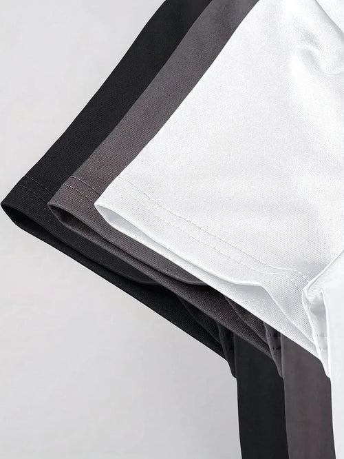 3pcs Slim Fit T-Shirts