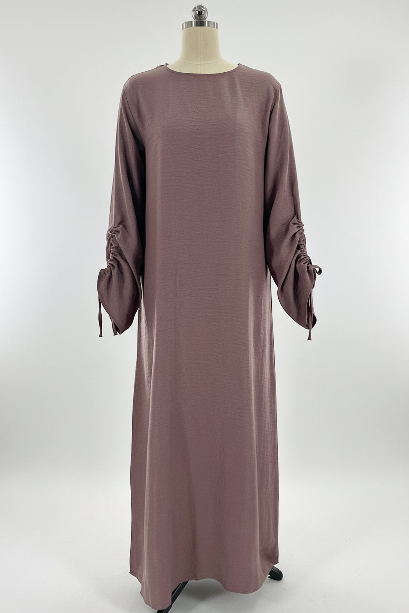Lace-up Sleeve Abaya