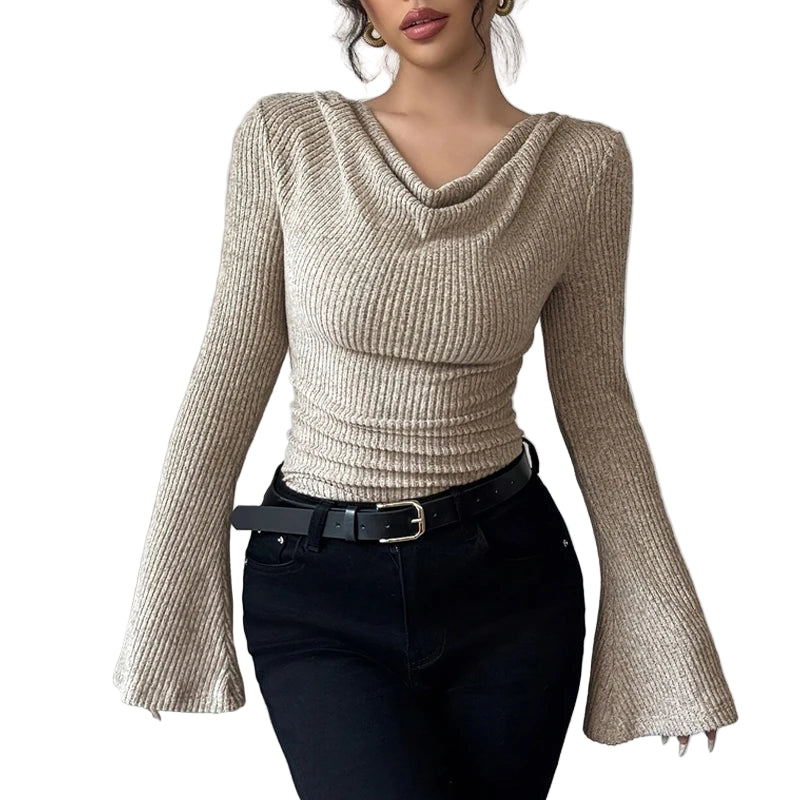 Trendy Off Shoulder Long Sleeve