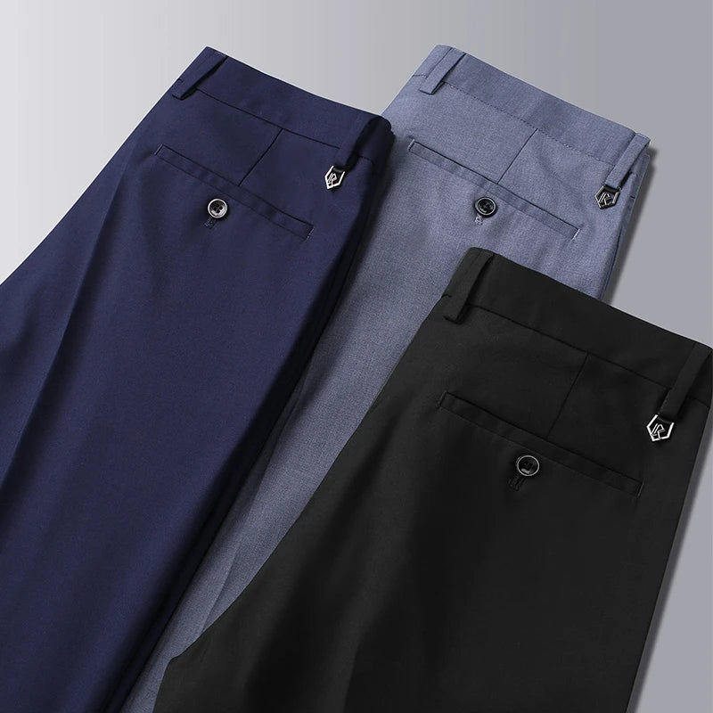 Fashion Straight Suit Pants