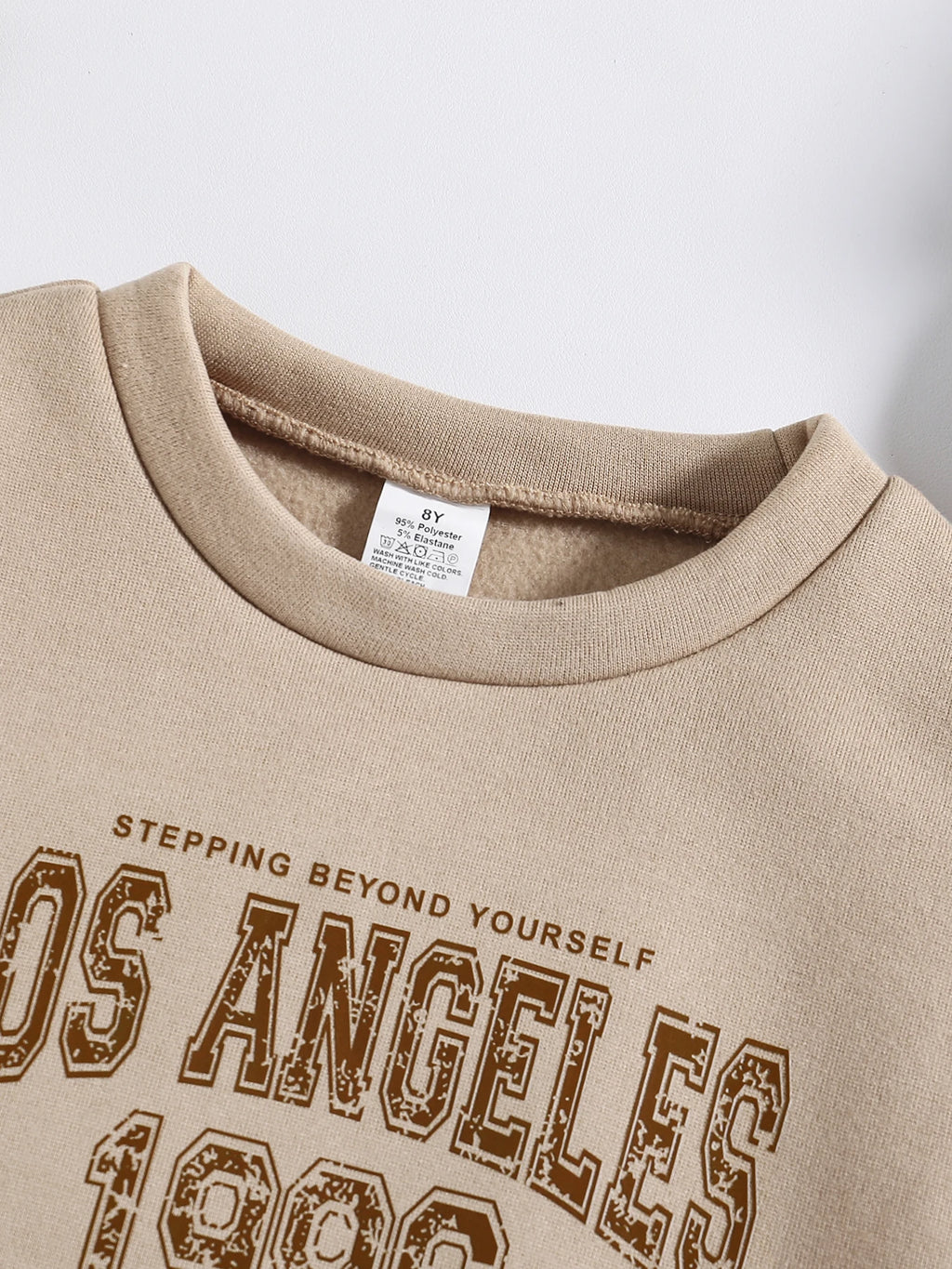 Round Neck Two-Piece Set